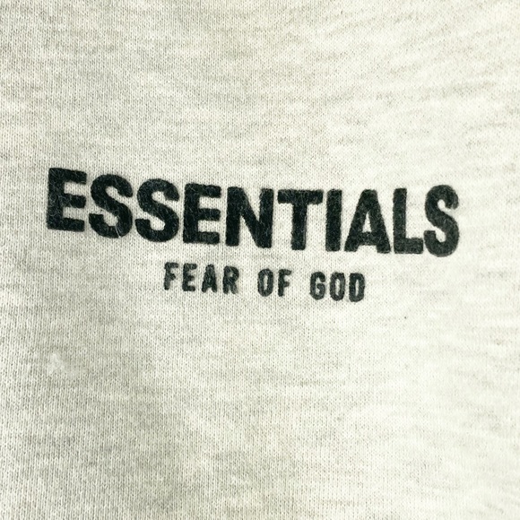FOG Fear of God Essentials Hoodie 'Light Oatmeal' Size XS - Picture 6 of 11